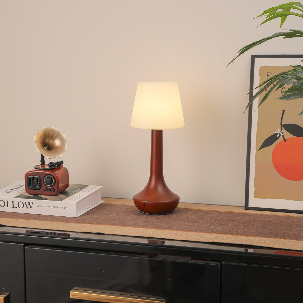 Bello Houten Retro tafellamp