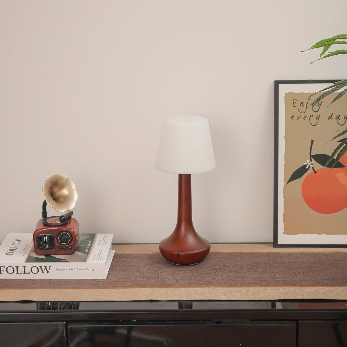 Bello Houten Retro tafellamp