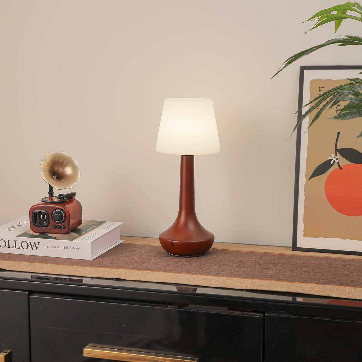 Bello Houten Retro tafellamp