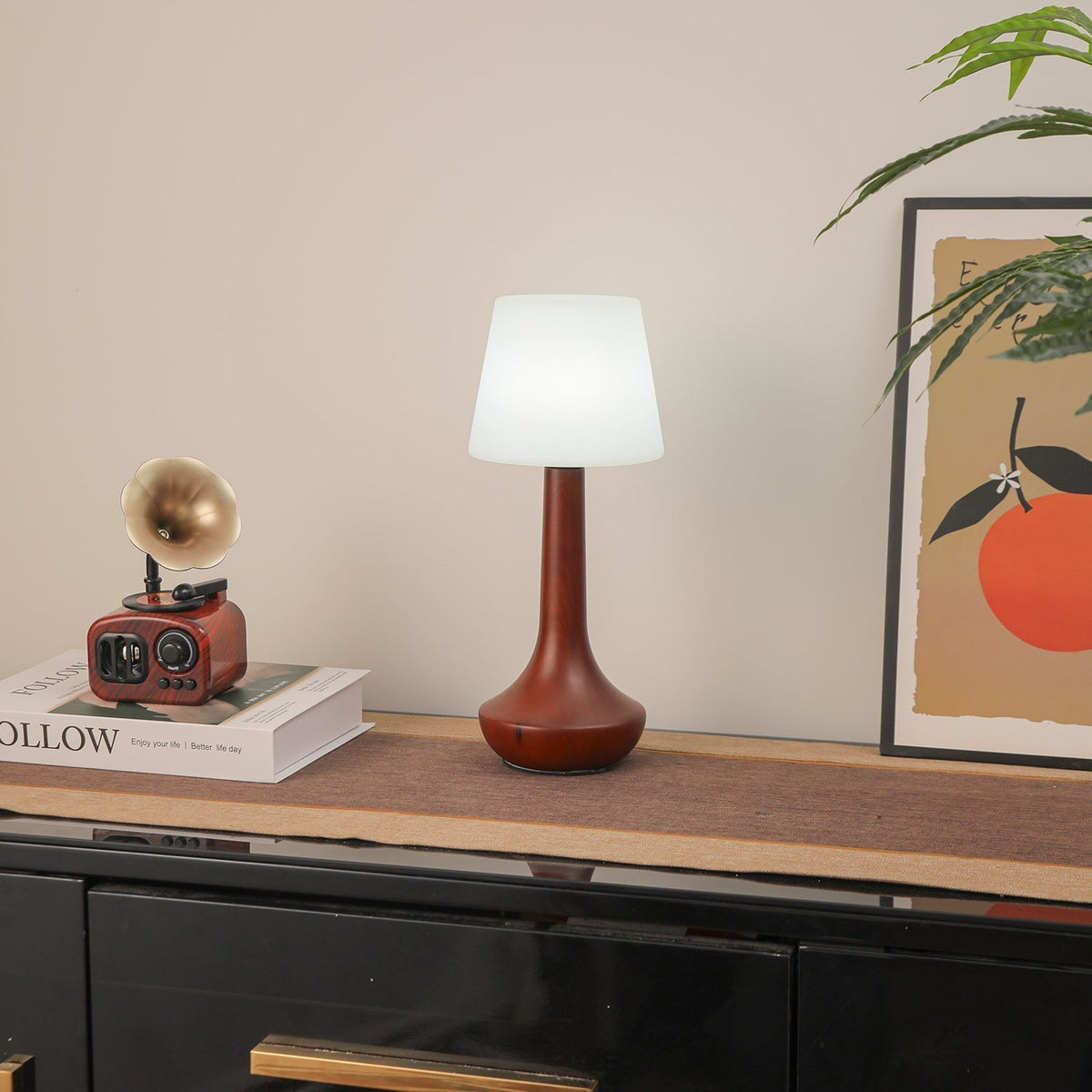 Bello Houten Retro tafellamp