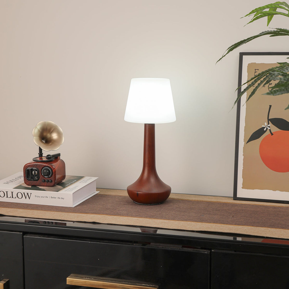 Bello Houten Retro tafellamp