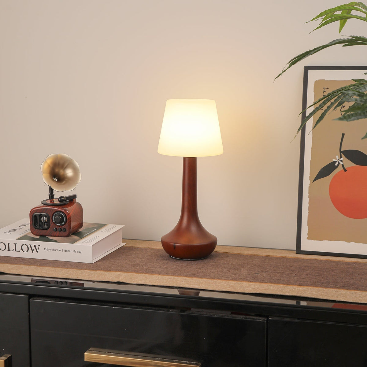 Bello Houten Retro tafellamp
