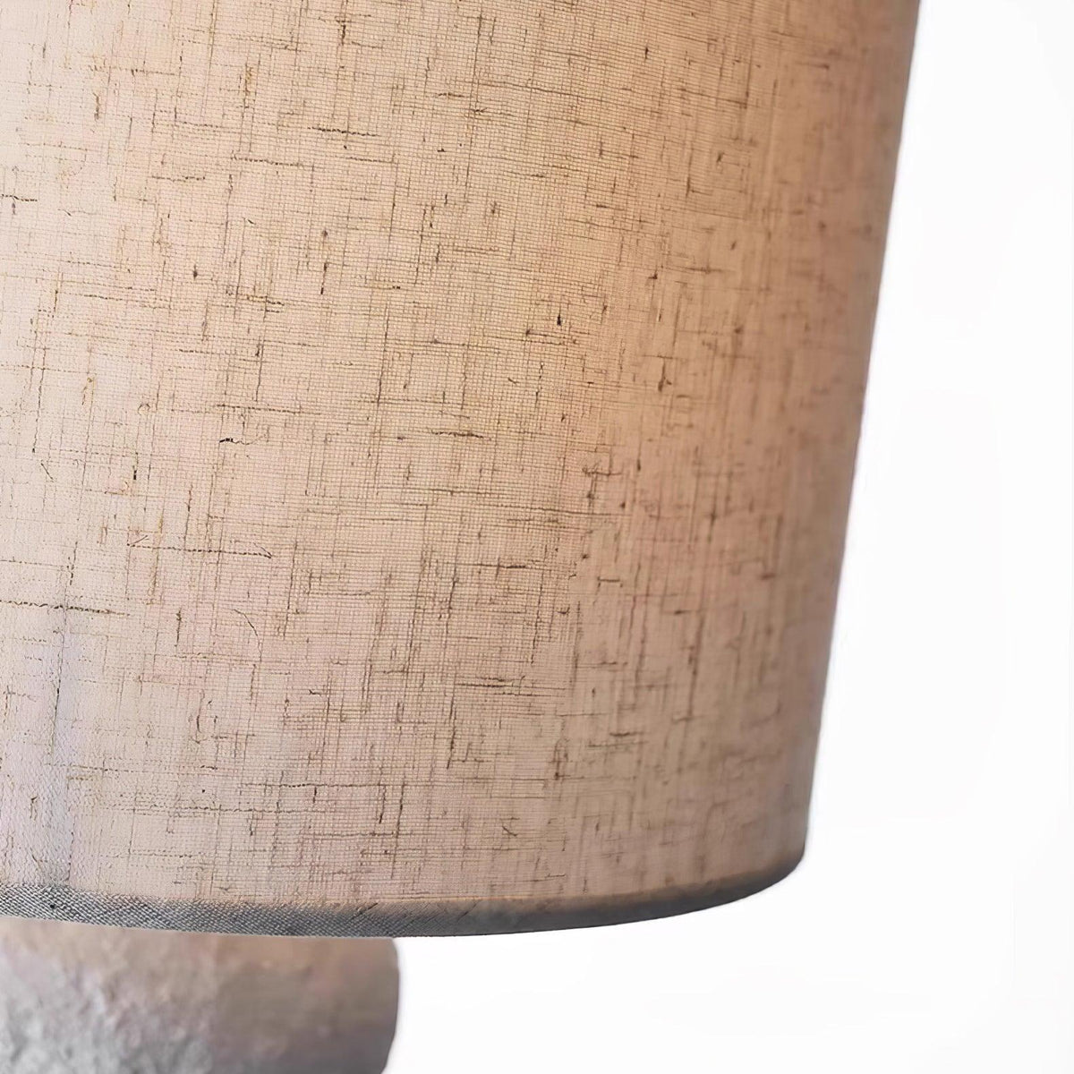 Khev Moderne vloerlamp met stoffen kap