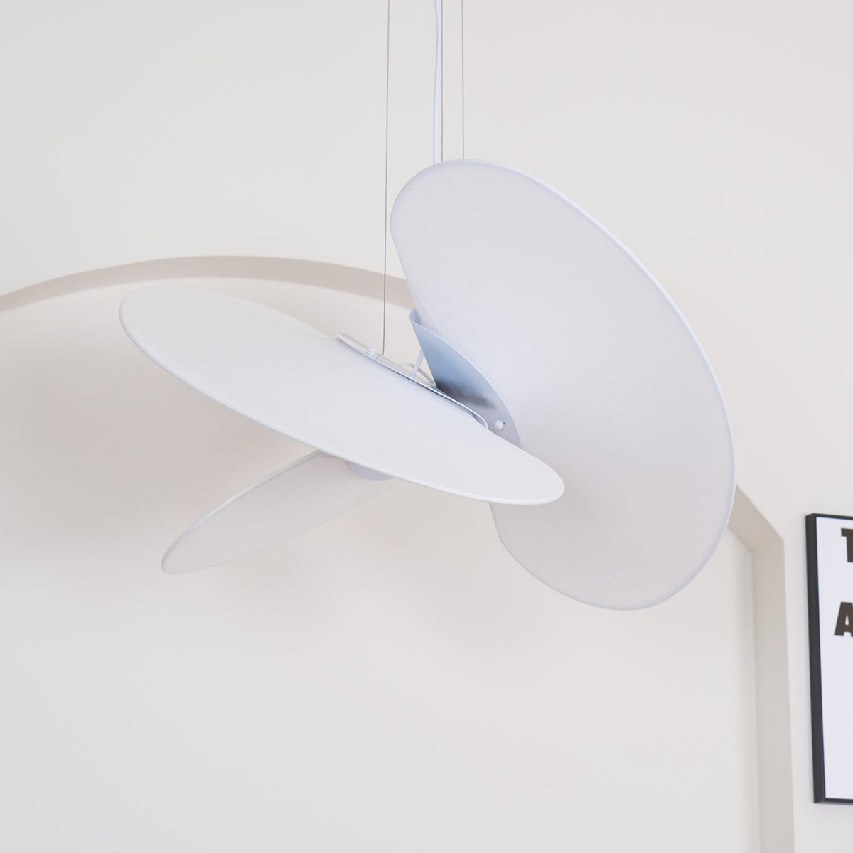 Whirl Moderne hanglamp van stof