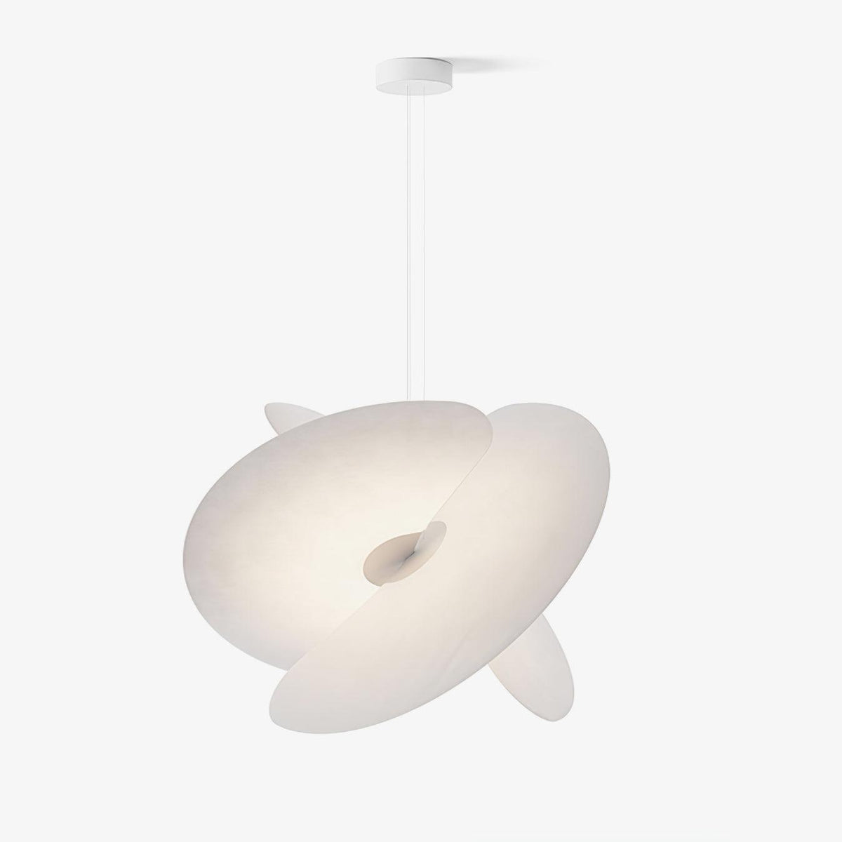Whirl Moderne hanglamp van stof