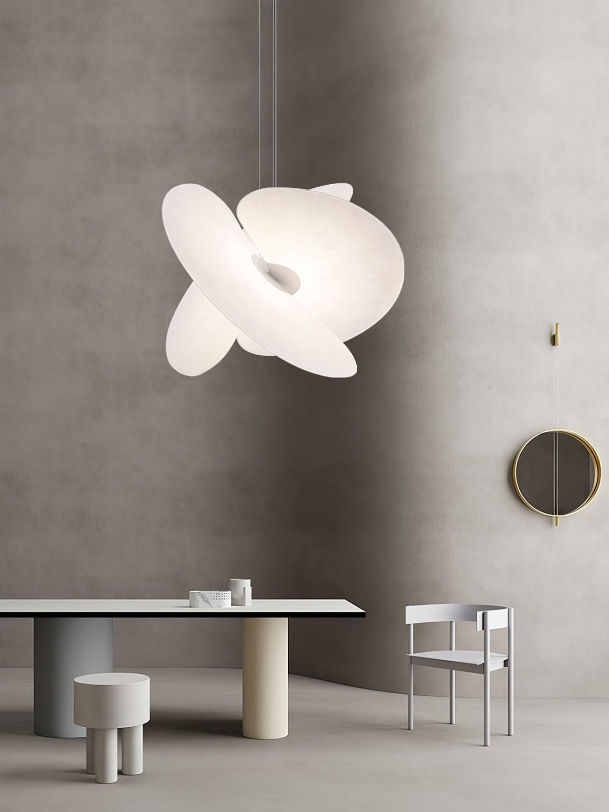 Whirl Moderne hanglamp van stof