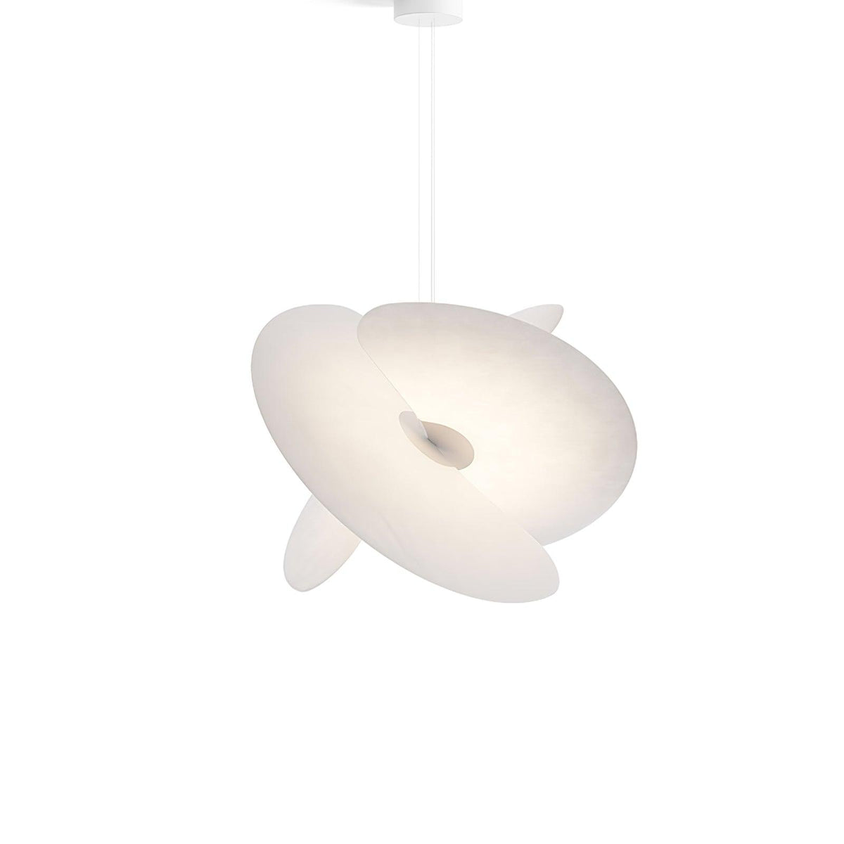 Whirl Moderne hanglamp van stof