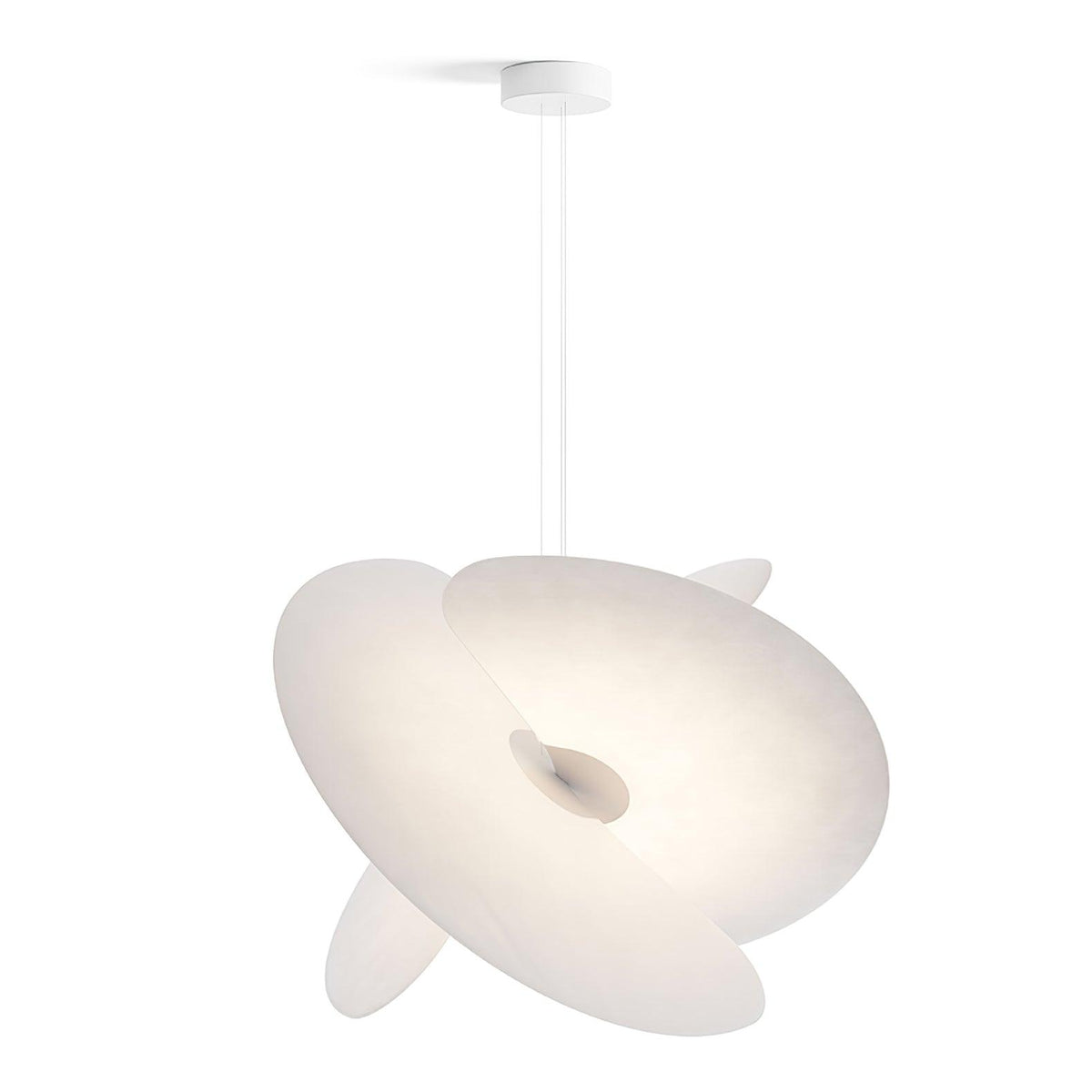 Whirl Moderne hanglamp van stof