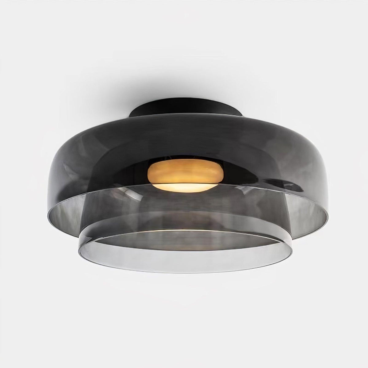 Miroriella plafondlamp gelaagde structuur warm elegant