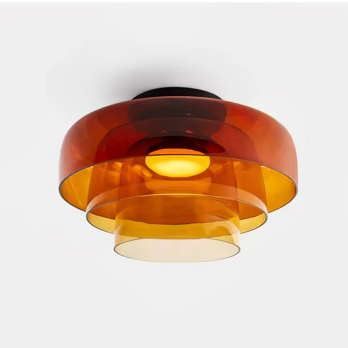 Miroriella plafondlamp gelaagde structuur warm elegant