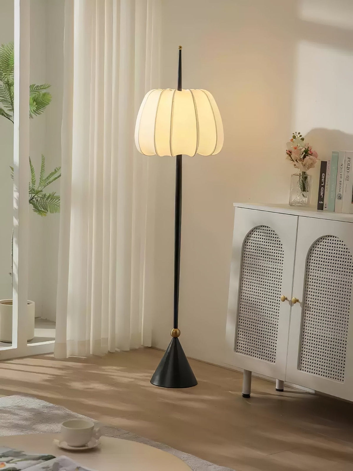 Pick Minimalistische vloerlamp van stof