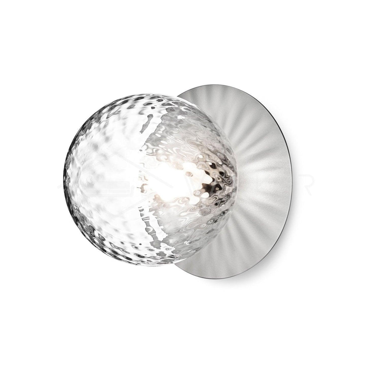 Nifte wandlamp Ronde Schijf Mondblaasglas Minimalistisch met bolvormige kap