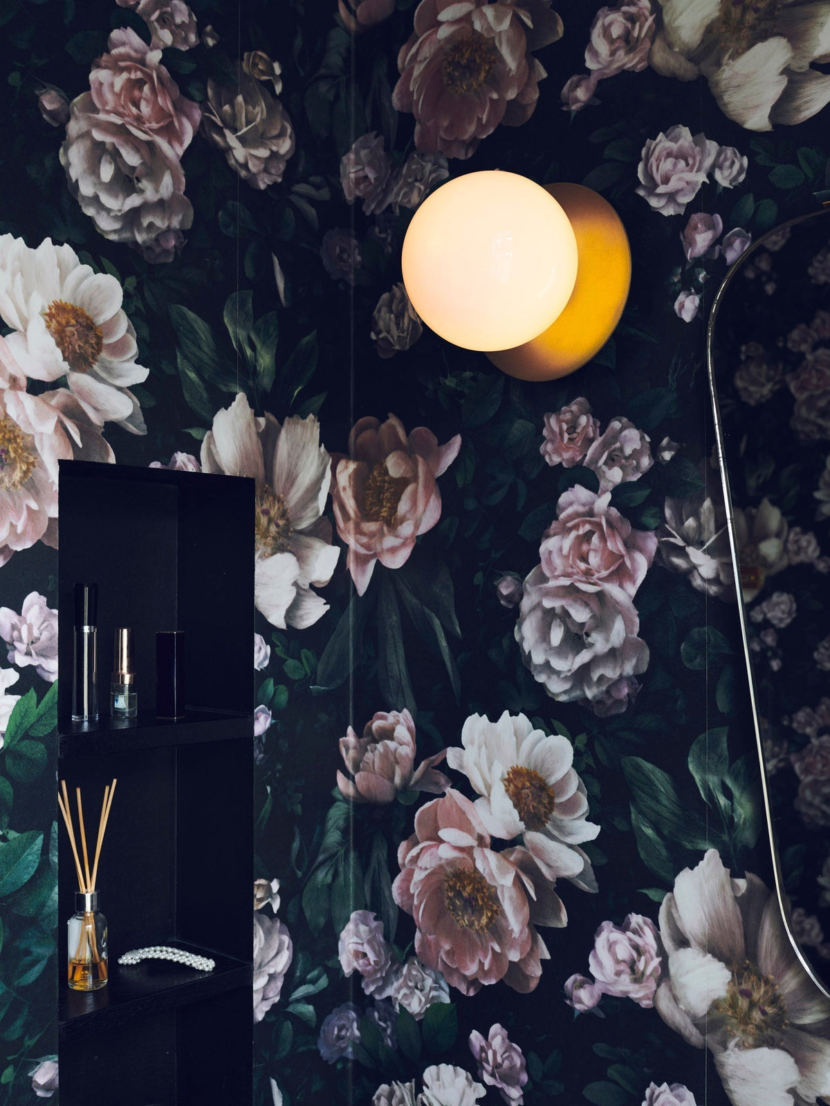 Nifte wandlamp Ronde Schijf Mondblaasglas Minimalistisch met bolvormige kap