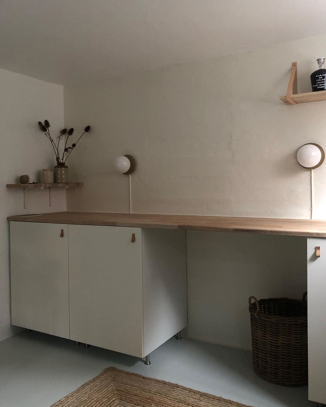 Nifte wandlamp Ronde Schijf Mondblaasglas Minimalistisch met bolvormige kap