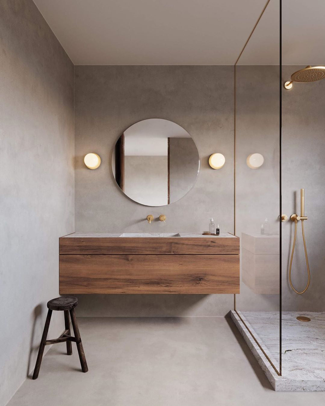 Nifte wandlamp Ronde Schijf Mondblaasglas Minimalistisch met bolvormige kap
