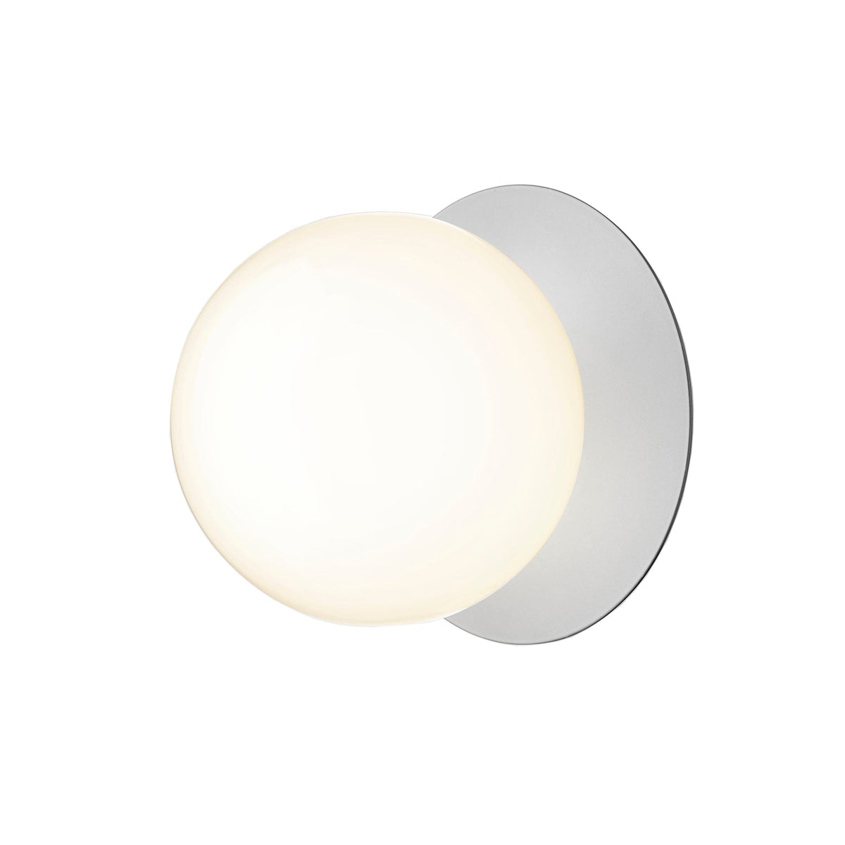 Nifte wandlamp Ronde Schijf Mondblaasglas Minimalistisch met bolvormige kap