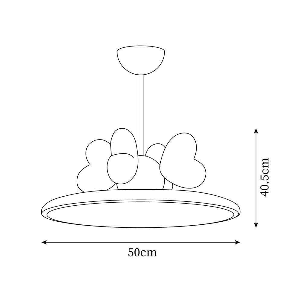 Rozy hanglamp