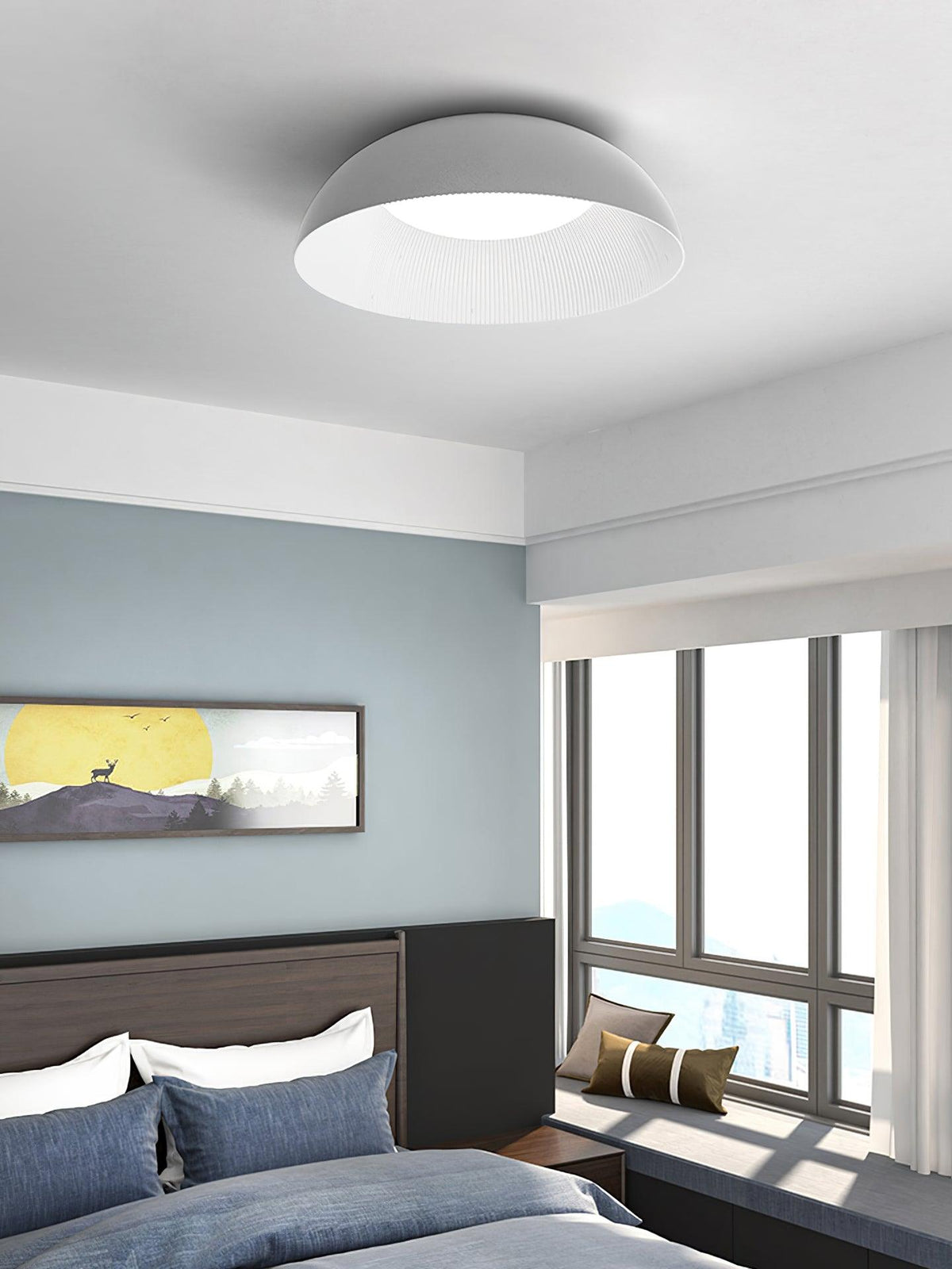 Dlux moderne minimalistische plafondlamp met LED
