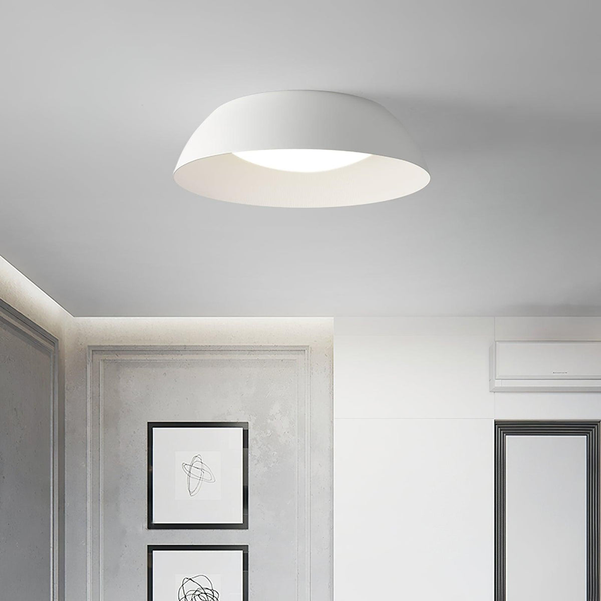 Dlux moderne minimalistische plafondlamp met LED