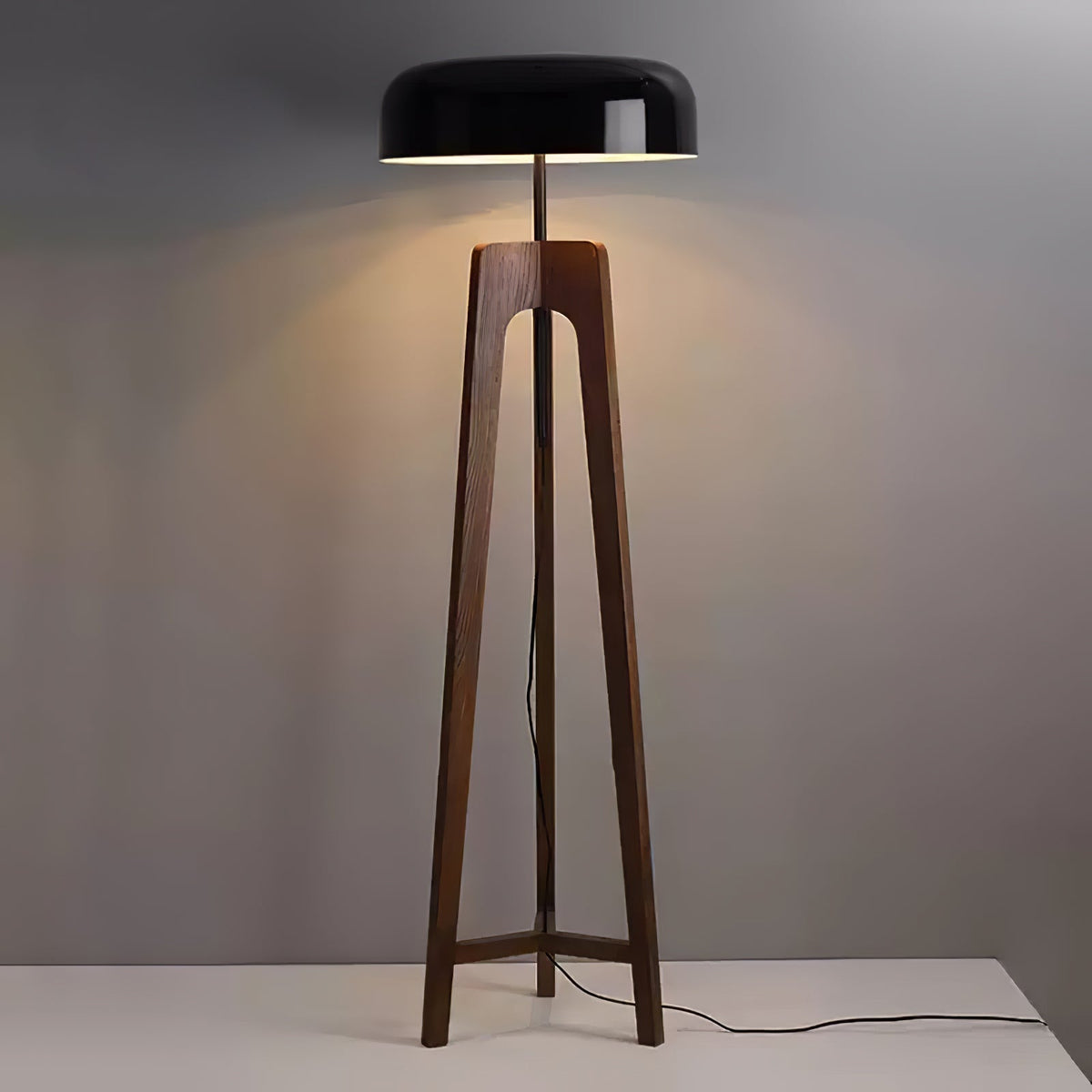 Kovain Houten Minimalistische vloerlamp