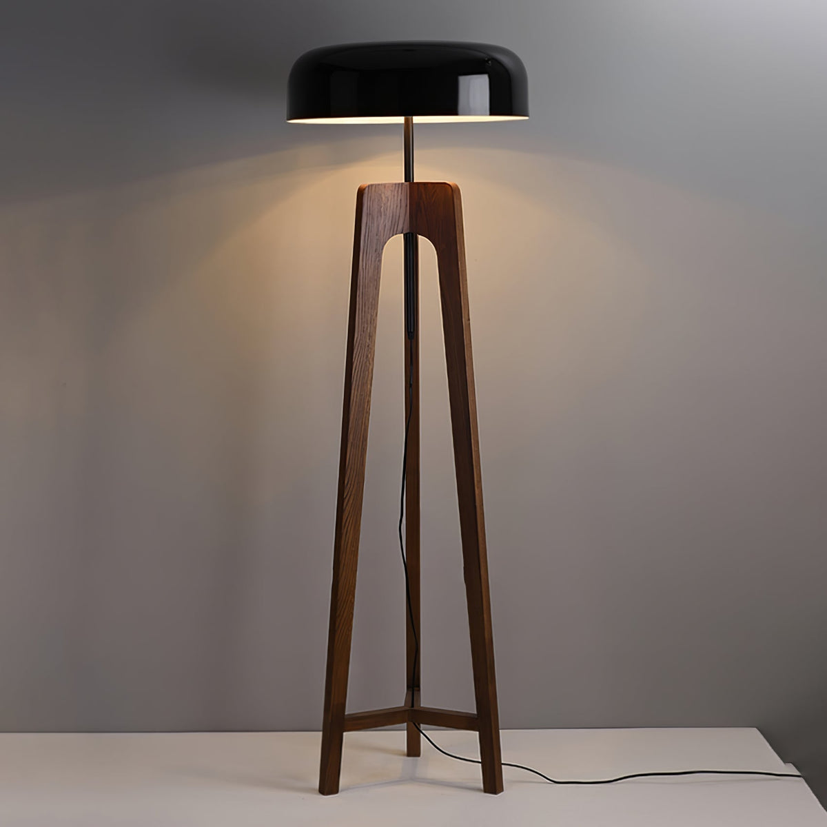 Kovain Houten Minimalistische vloerlamp