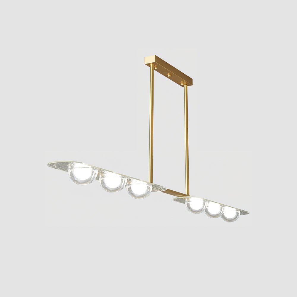 Liorerelle hanglamp met lineair glas in minimalistische stijl