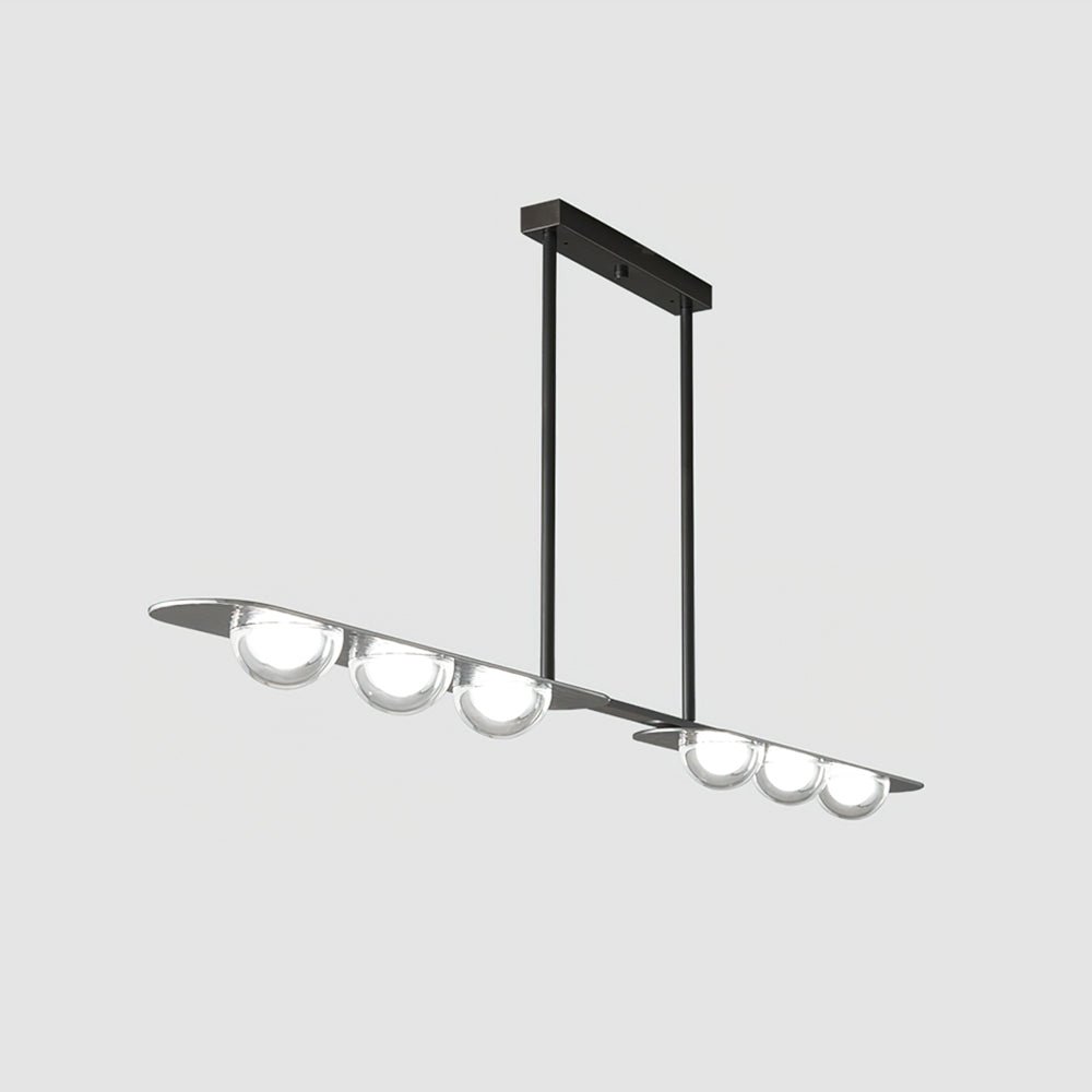 Liorerelle hanglamp met lineair glas in minimalistische stijl