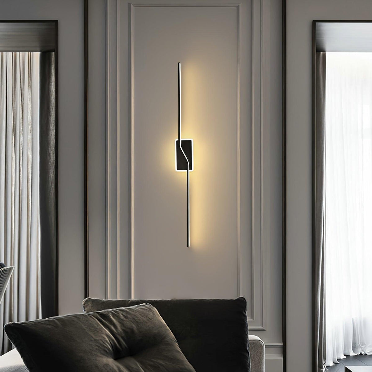 Cael Moderne minimalistische lineaire wandlamp