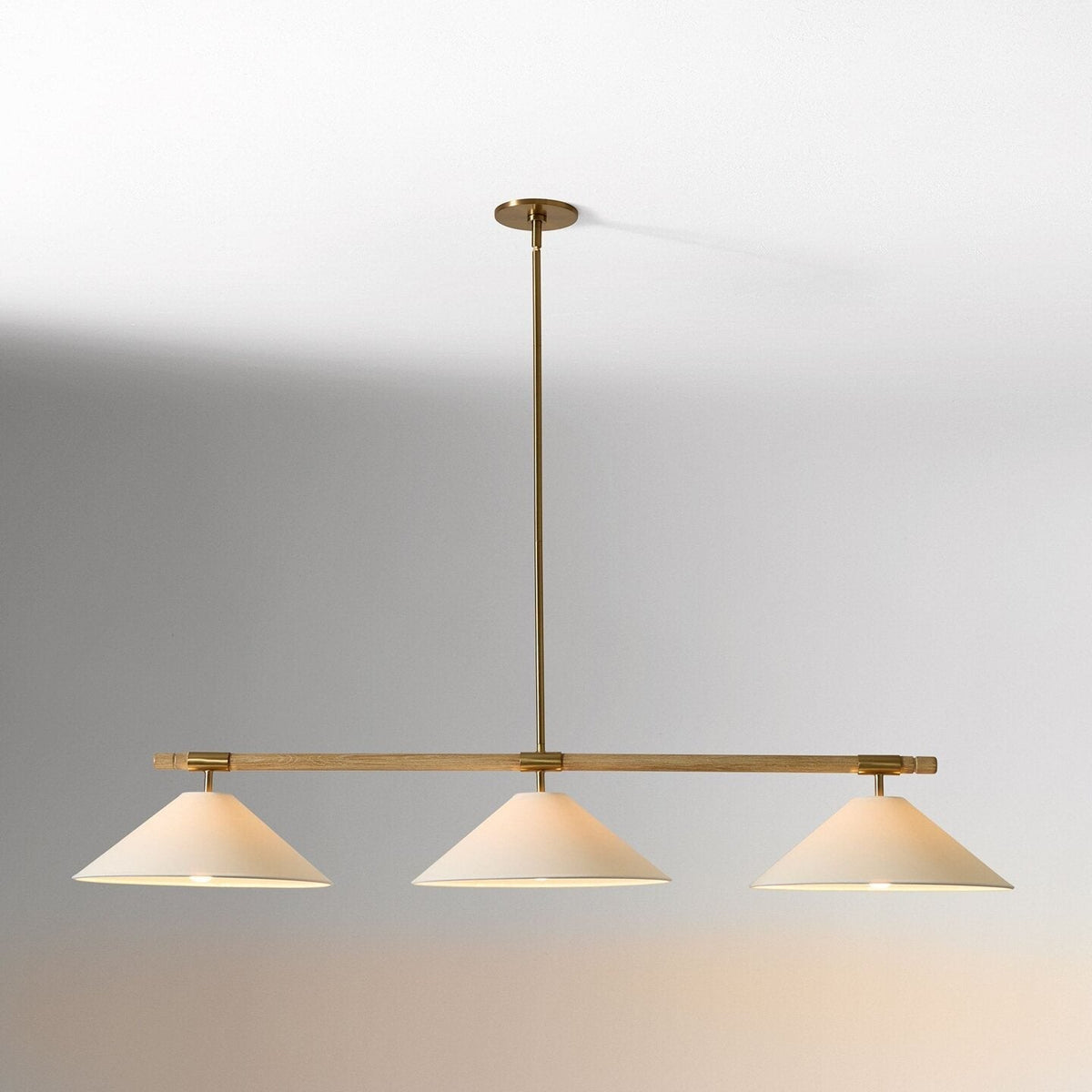 Linen Cone Linear Kroonluchter