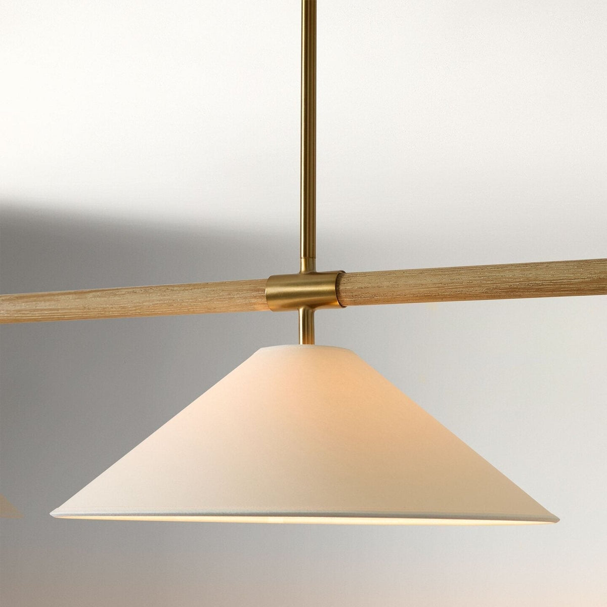 Linen Cone Linear Kroonluchter