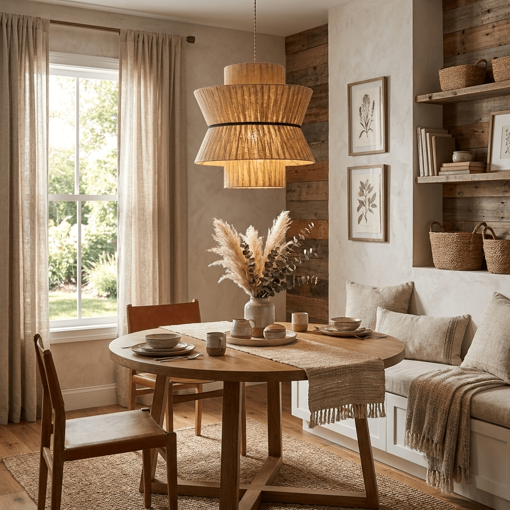 Raffia hanglamp