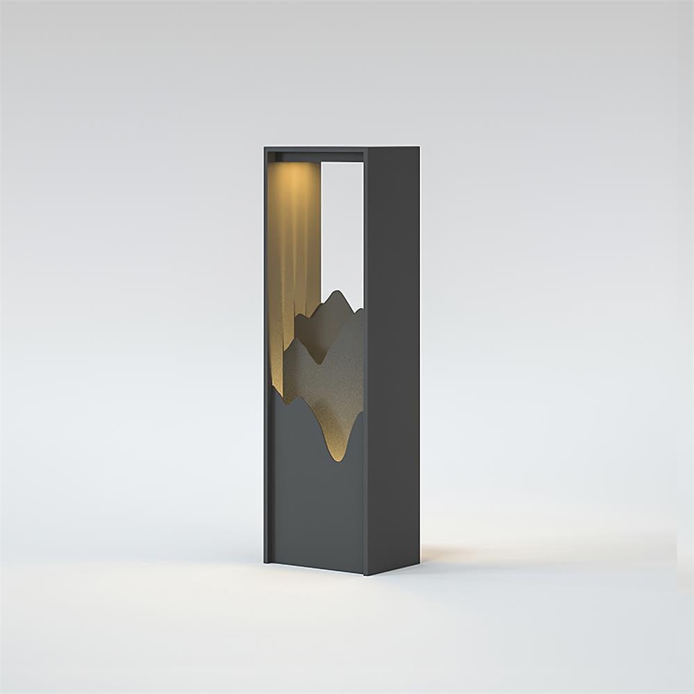 Zen Rustieke buitenhanglamp van acryl