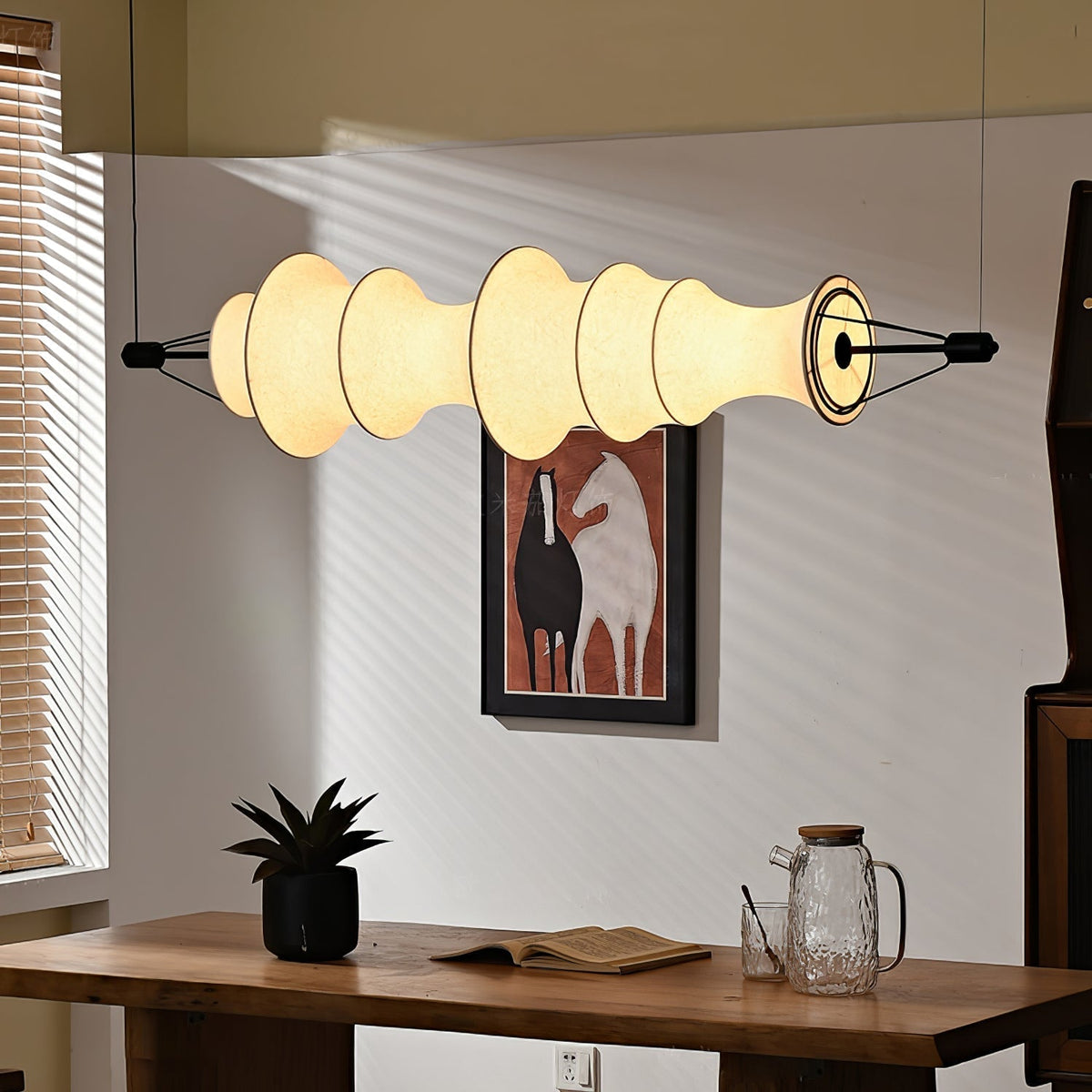 Avlorisra Art elegantie Zijde hanglamp