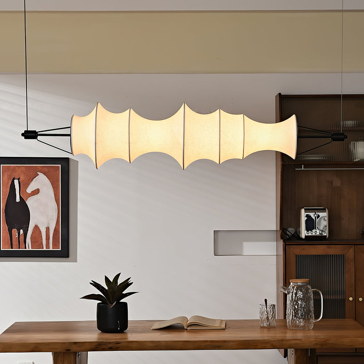 Avlorisra Art elegantie Zijde hanglamp