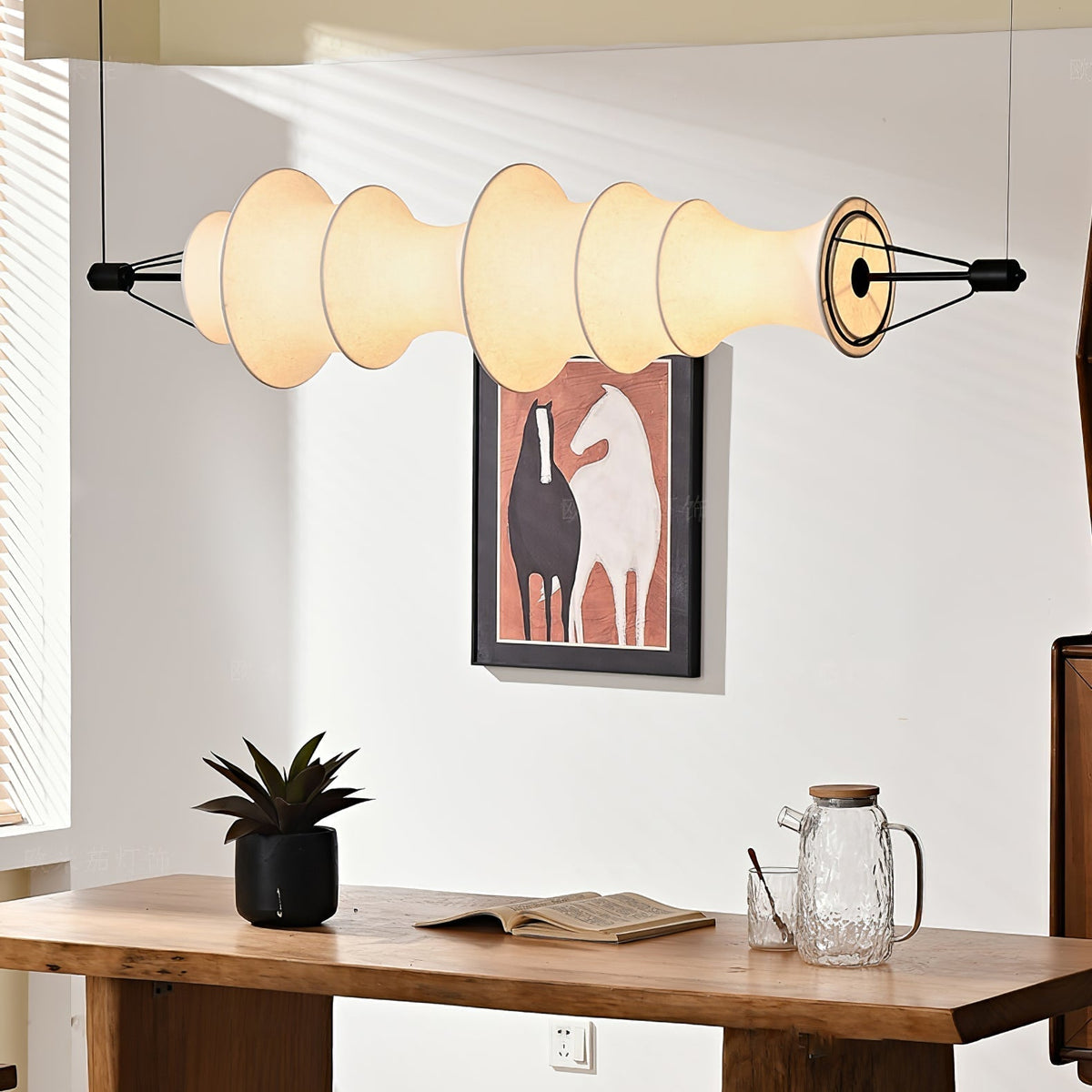 Avlorisra Art elegantie Zijde hanglamp