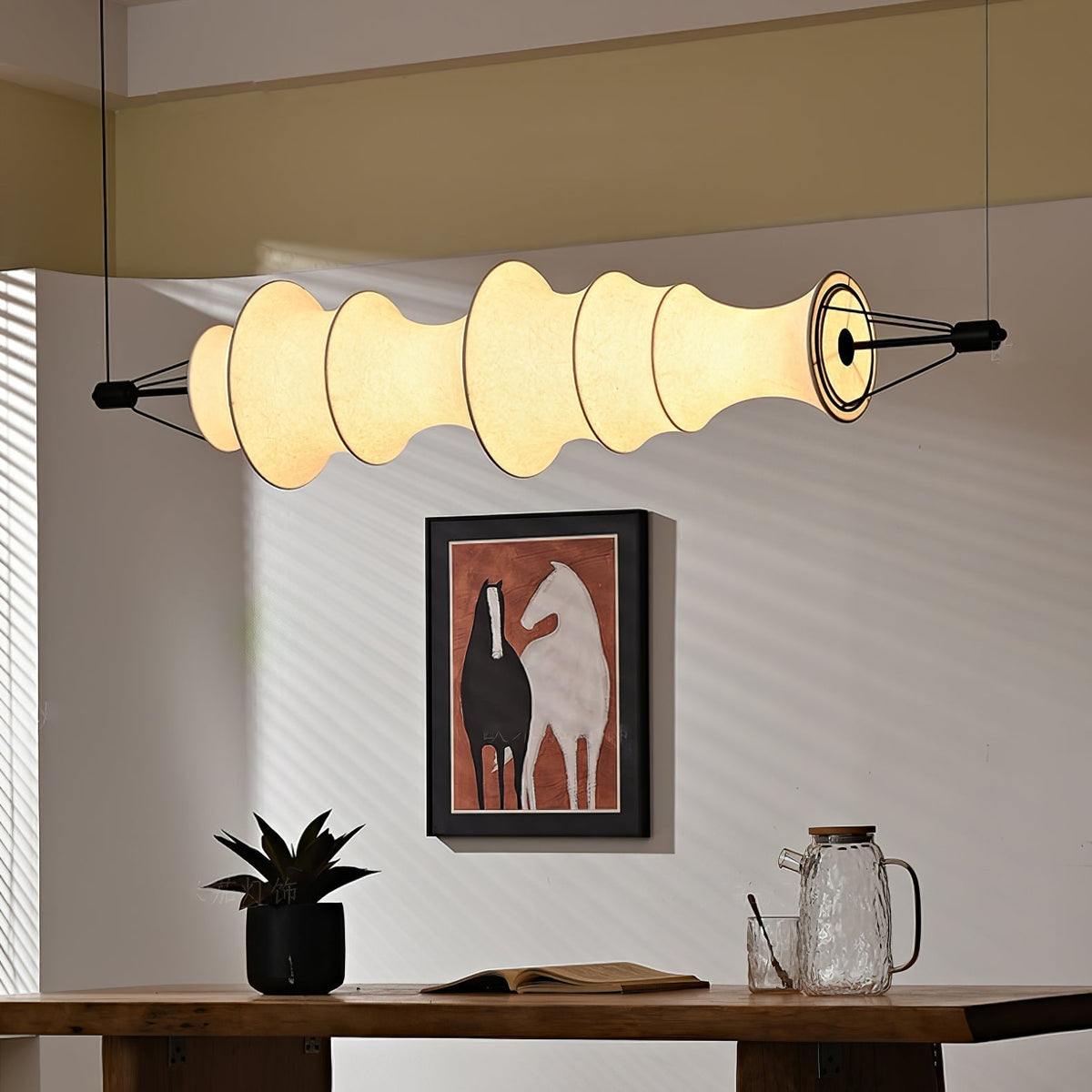 Avlorisra Art elegantie Zijde hanglamp