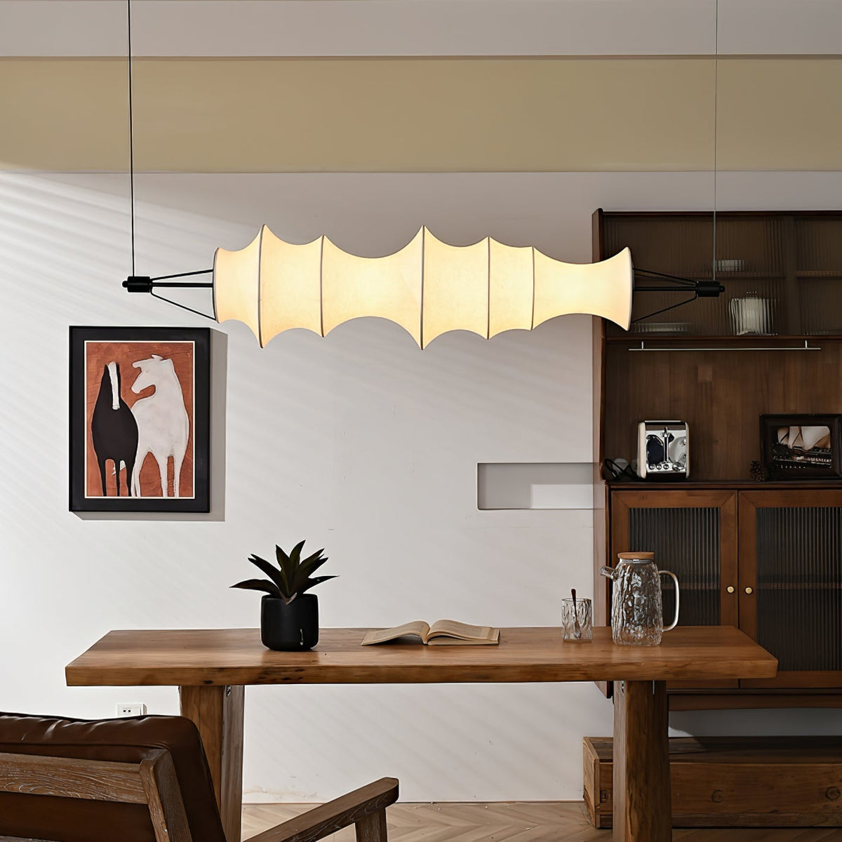 Avlorisra Art elegantie Zijde hanglamp