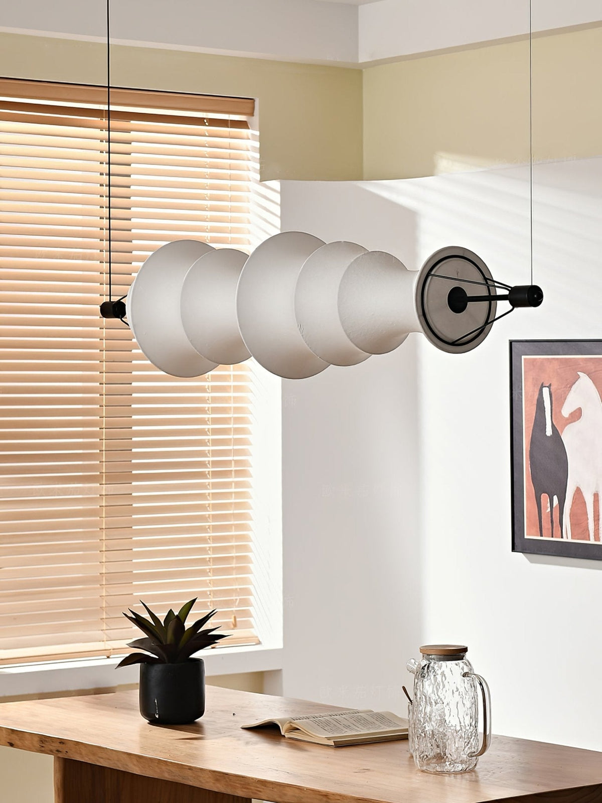 Avlorisra Art elegantie Zijde hanglamp