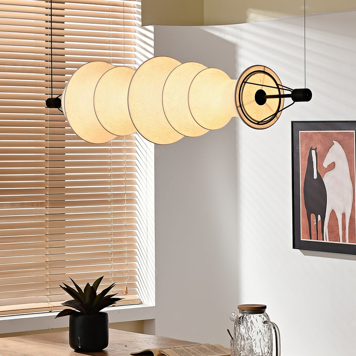 Avlorisra Art elegantie Zijde hanglamp