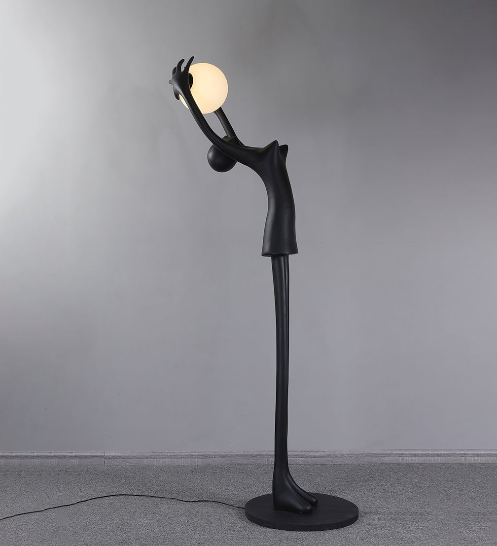 Lynorel vloerlamp zwart