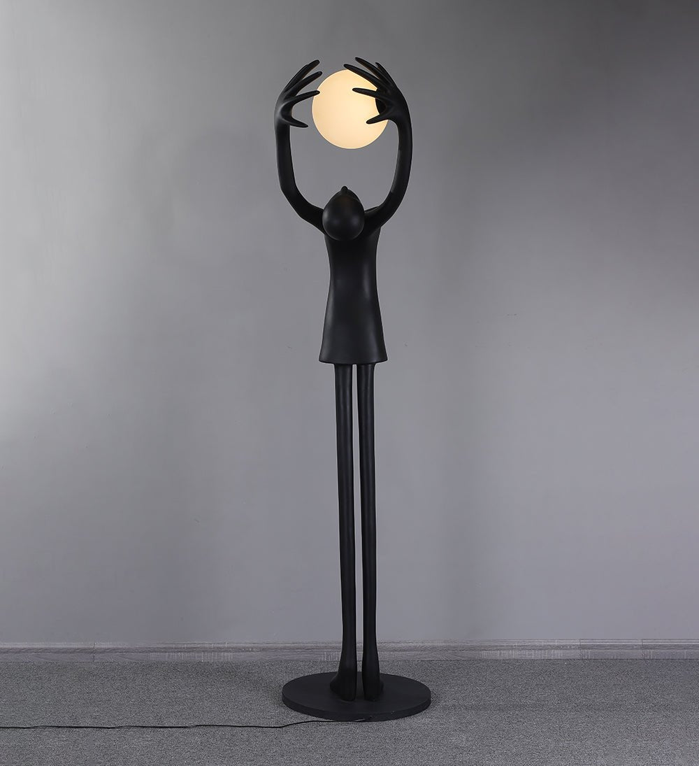 Lynorel vloerlamp zwart