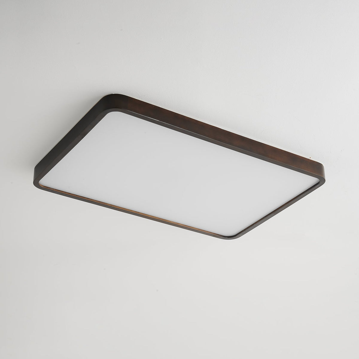Rinirel Moderne Minimalistische Rechthoekige Houten Plafondlamp