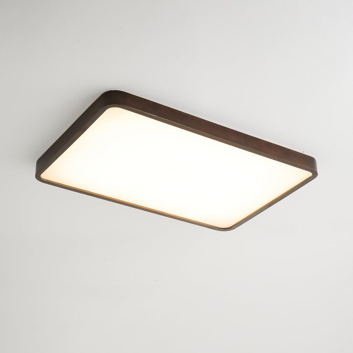 Rinirel Moderne Minimalistische Rechthoekige Houten Plafondlamp