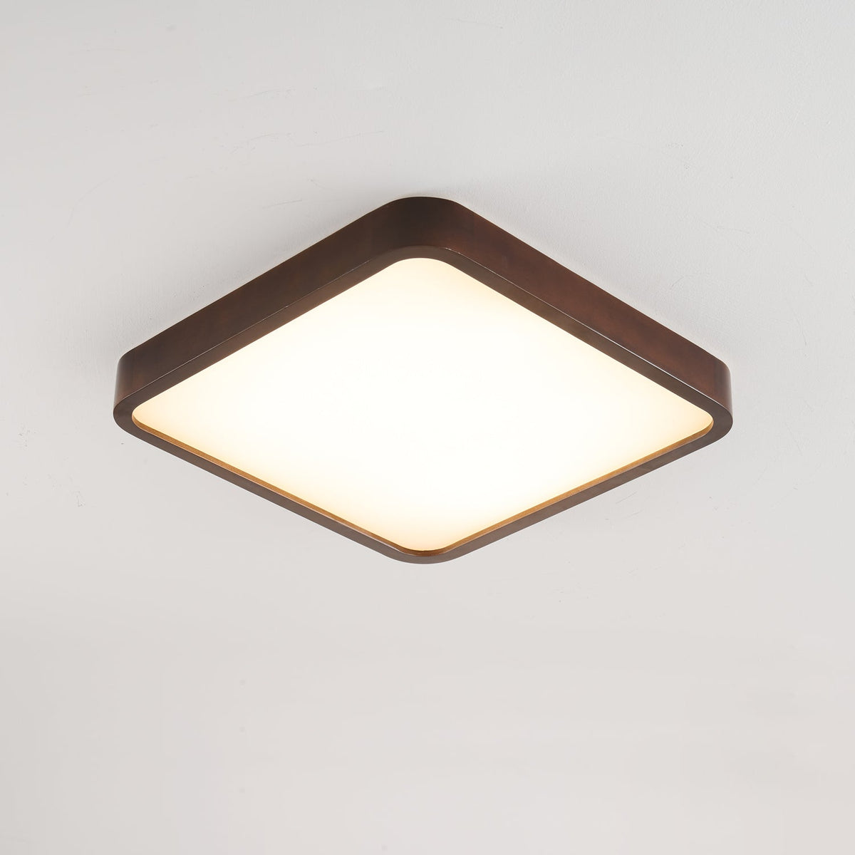 Rinirel Moderne Minimalistische Rechthoekige Houten Plafondlamp