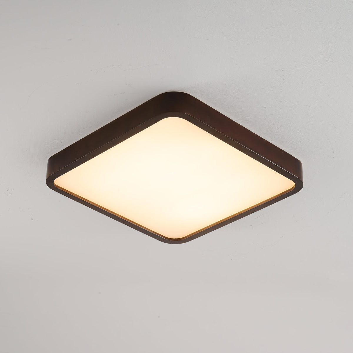 Rinirel Moderne Minimalistische Rechthoekige Houten Plafondlamp