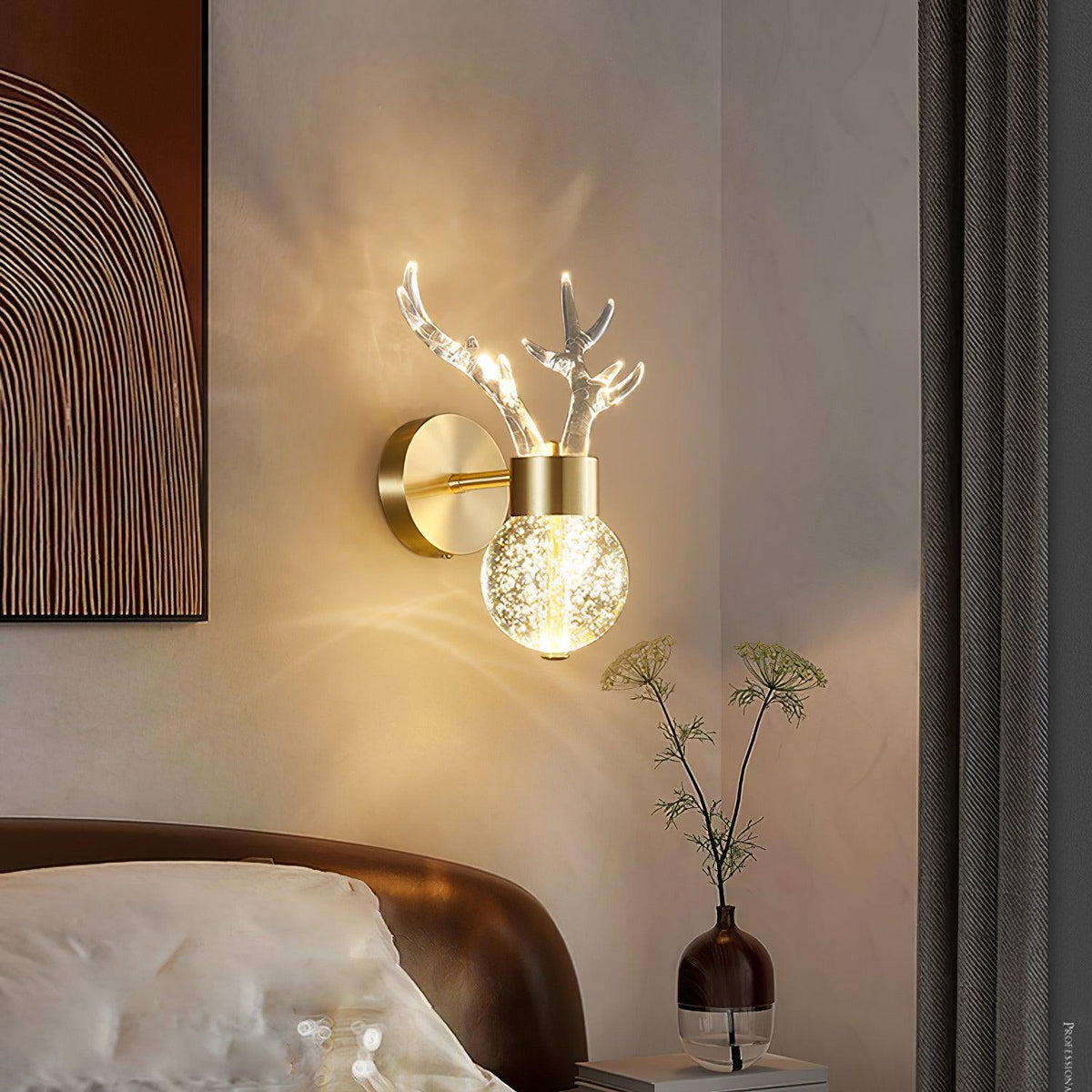 Cexi Postmodern Luxe Herten Kristal wandlamp