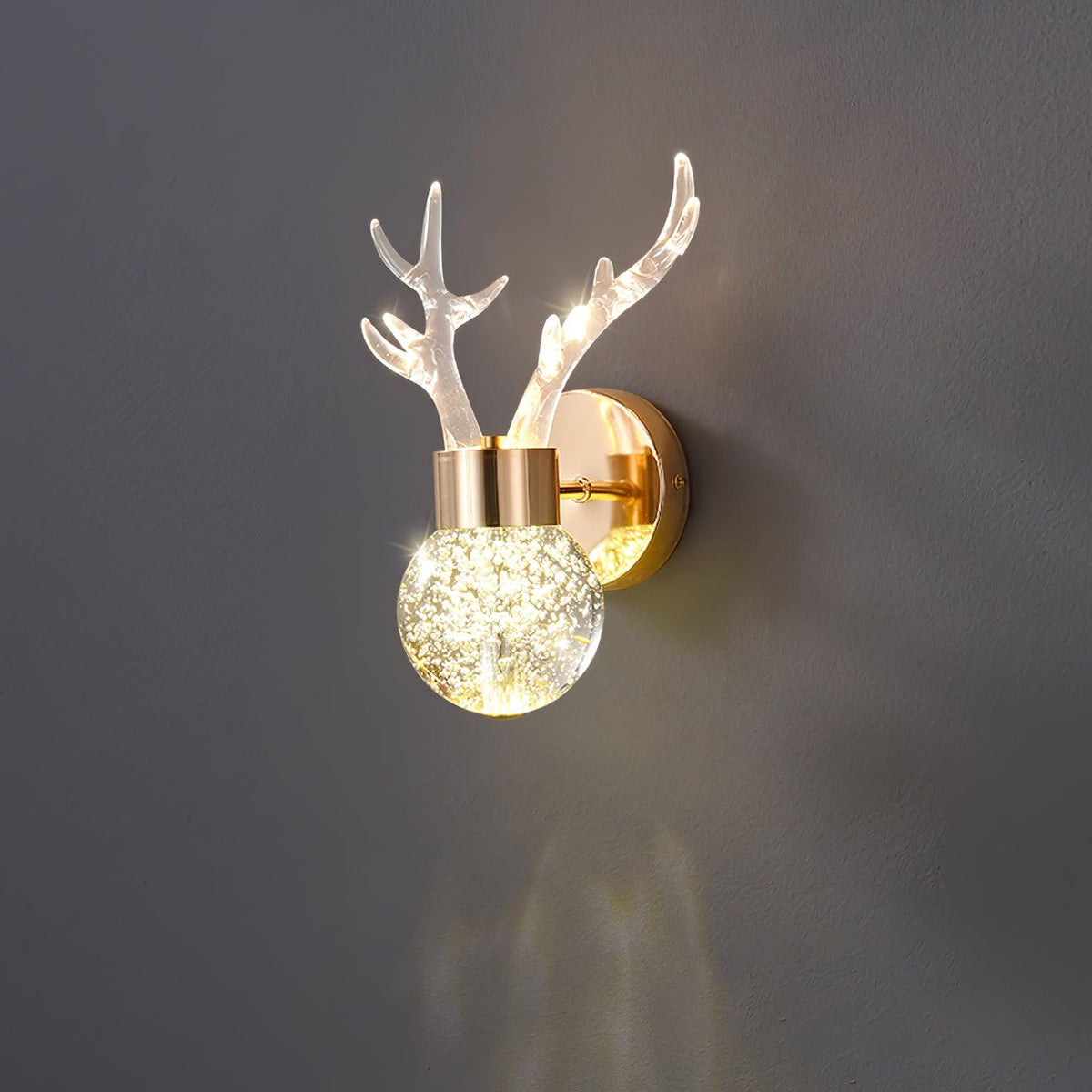 Cexi Postmodern Luxe Herten Kristal wandlamp