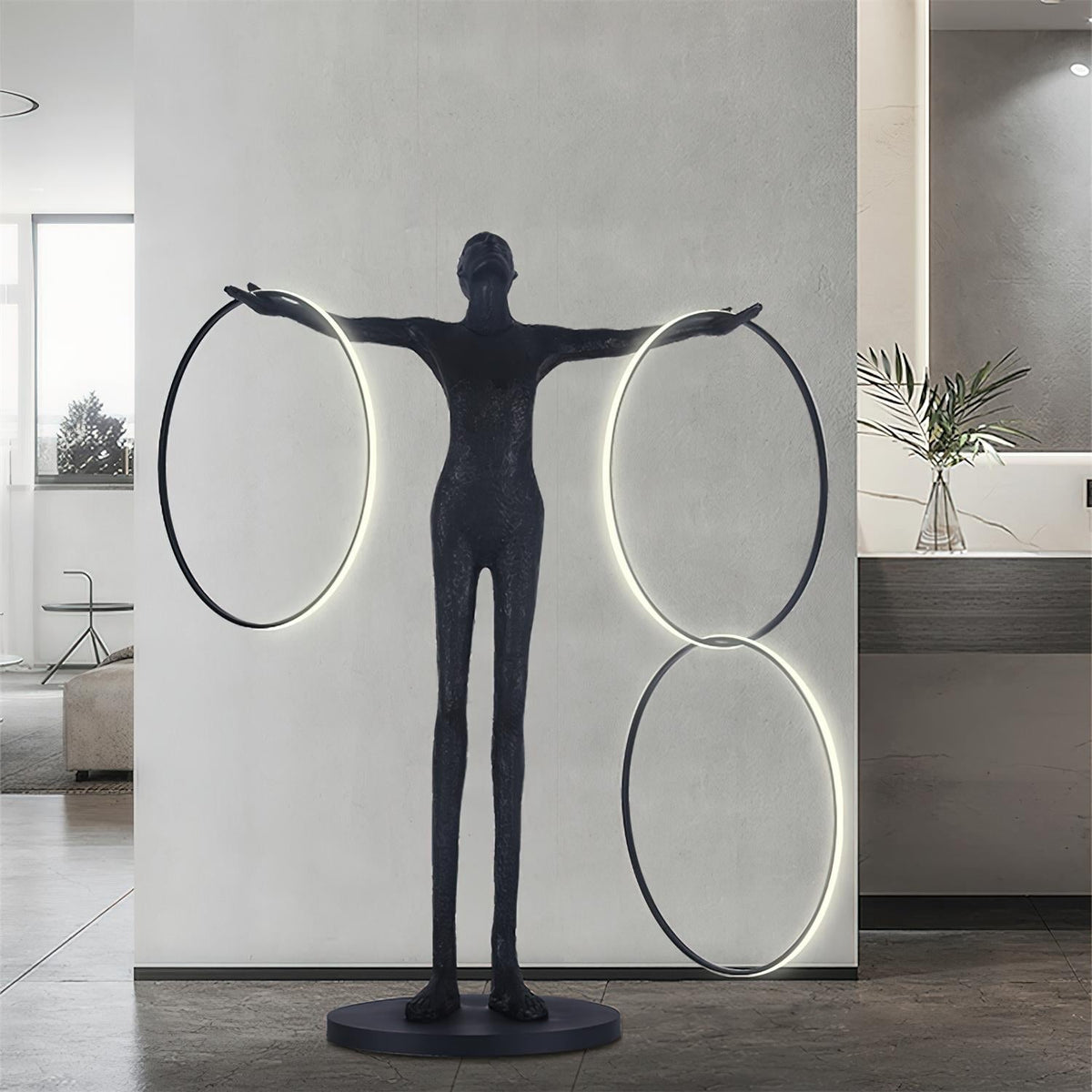 Hoops vloerlamp