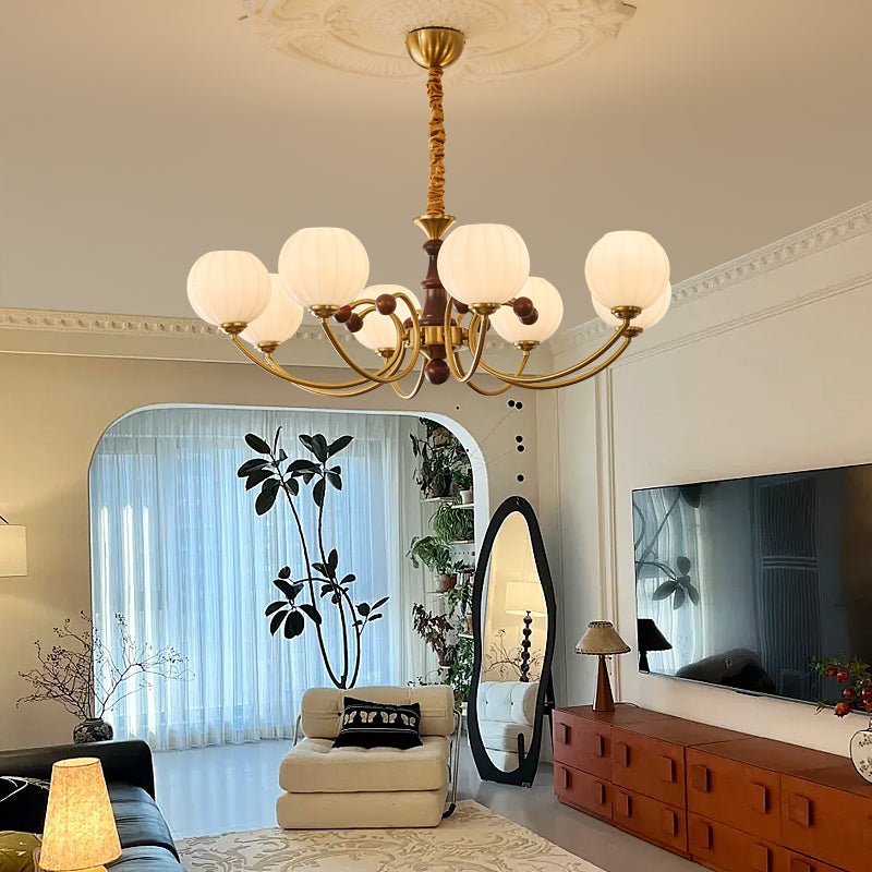 Omirara Traditionele Elegantie Vintage Houten Kroonluchter