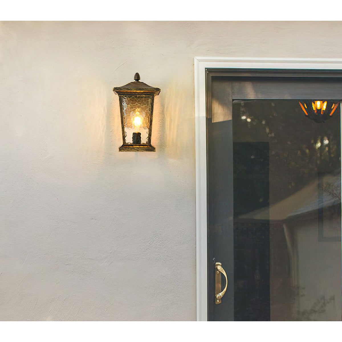 Edwin Birdcage elegantie glas buitenwandlamp